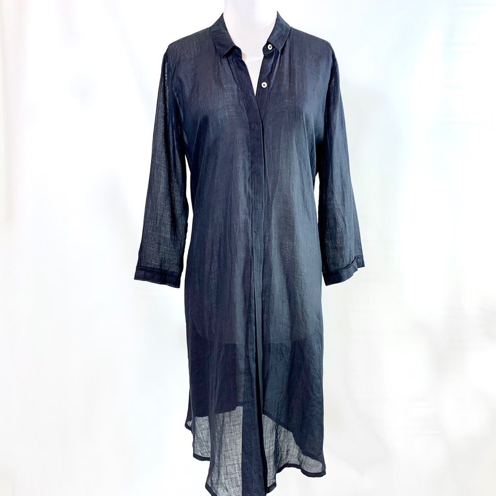 Annette Görtz Black Oversized Belted Button Down ShirtDress - Picture 6 of 12